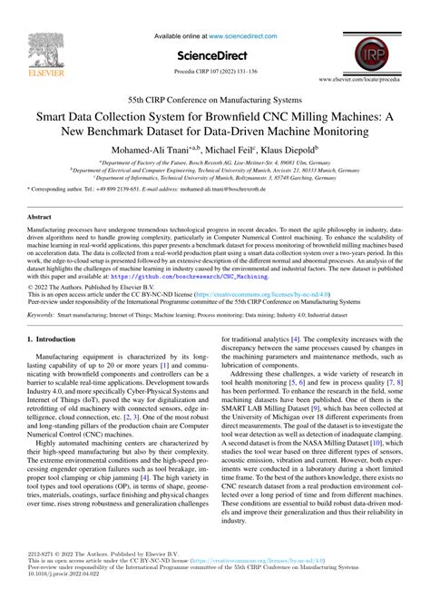 Smart Data Collection System for Brownfield CNC Milling 